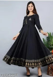 Tannu Creation Rayon Anarkali Kurties for women and girls, printed combo with three-quarter sleeves - trendy spring/summer wear for all occasions