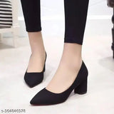 Black Bellies Sandals for Women & Girls - Suede colorblocked slip-on sandals with a non-slip sole