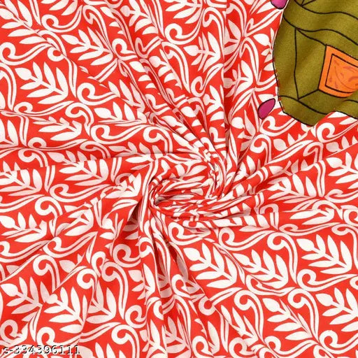 Red double printed 144TC cotton flat bedsheet, durable and breathable, perfect for summer