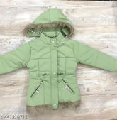 PU Solid Baby Jacket, durable and comfortable, ideal for winter, 4-5 years size from India