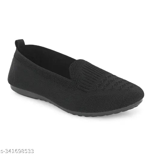 Mesh walking bellie by ABISTO for women, solid pattern and slip-on design, comfortable for everyday wear. (India origin)