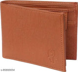 Textured PU leather wallet for men (tancntnr), featuring 2 compartments and free size dimensions. Modern, sophisticated accessory for daily use or gifts