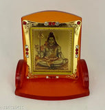 Acrylic Lord Shiva idol for car dashboard or home decor, 7cm x 5.5cm x 8.5cm spiritual gift item