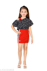 Polyester oneshoulder midi dress, printed net pattern, sleeveless, 9-10 years size, fashion pocket, India origin