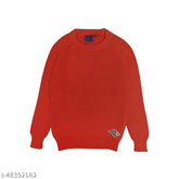 Woolen sweaters for kids (3-6 years), Chimprala solid design, warm and comfortable winter wear