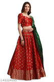 Pink & gold poly silk Anarkali Lehenga Choli, embellished with zari work, ideal for formal events