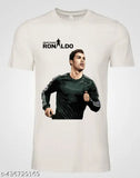 Cristiano Ronaldo printed polycotton men's t-shirt, round neck, half sleeves - India