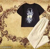 Cotton blend girls' shirt set with matching shrug, trendy fashionable travel wear in various sizes (XS-L), from India