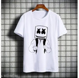 Soft poly blend printed summer t-shirt for men, casual wear quality
