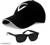 White cotton baseball cap with pack-of-two wafer, Indian-made cap on model's head