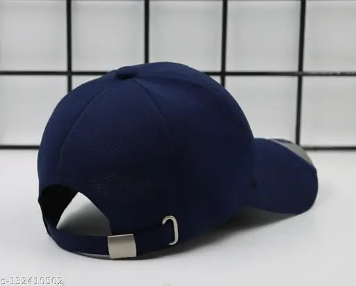 Synthetic embroidered net baseball cap, sporty design from India