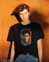 Harry Potter Sassy t-shirt, cotton blend short sleeves, printed net design, round neck, interlock-single jersey, high breathability, soft feel, India