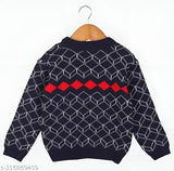 Avelly Offer kids' acrylic casual sweater with full sleeves - solid color, warm and cozy