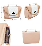 Apricus PU Embroidered Net Sling Bag, free size, 2 compartments, stylish womens crossbody bag from India