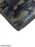 Classic world PU zipper wallet, solid-colored accessory for men and women. Measures 6cm x 5cm from India