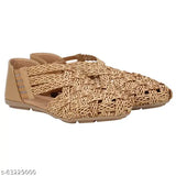 Mesh striped casual bellies shoes for girls & women by Commander Shoes, durable & comfortable footwear
