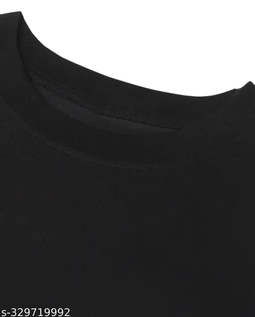 Premium oversized cotton t-shirt, printed design, suitable for all body types. Half sleeves, ideal for casual wear and mall outings