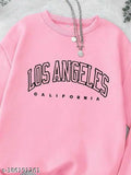 Comfy polycotton sweatshirts for girls, printed with cute patterns. Size: 10-16 years, made in India