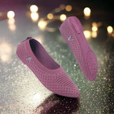 Synthetic slip-on ballerinas, stylish trendy for girls - made in India