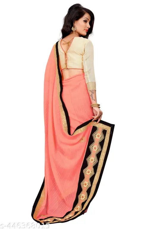 Purple Georgette Chitrarekha Ensemble Saree with Separate Bangalore Silk Blouse, intricate zari embroidery, Indian party wear