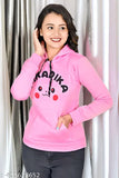 Wool printed sweatshirt hoodies sweater for kids aged 4-16, long sleeves