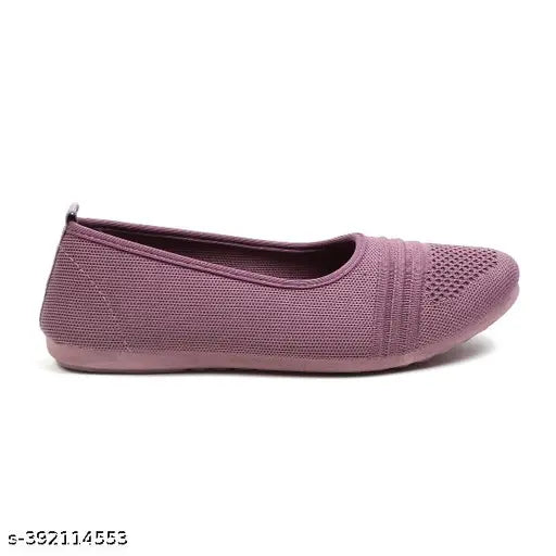 Synthetic summer bellies - comfortable, stylish, and versatile women's flats for formal, ethnic, or outdoor wear