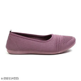 Synthetic summer bellies - comfortable, stylish, and versatile women's flats for formal, ethnic, or outdoor wear