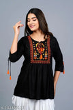 Rayon TOPDHOTI embroidered top, Indian ethnic wear for women, available in sizes S-XXXXL