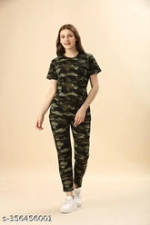 Cotton blend printed IBR track suit for women & girls, where comfort meets style, made in India