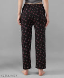 Anixa cotton maxi night dress, comfortable lounge wear for women & girls, printed pyjama in India