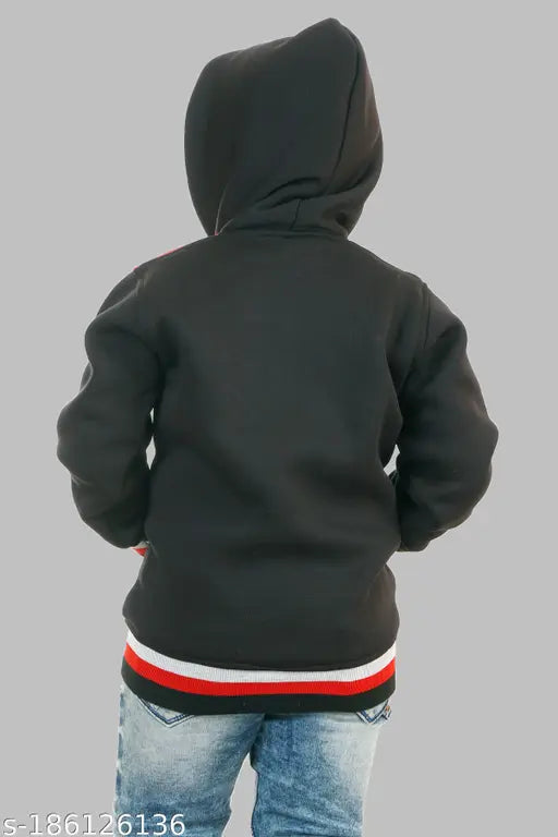 Long-sleeve cotton self-design print casual jacket for kids (1-15 years), India