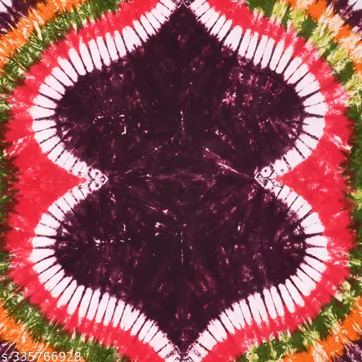 King-size tie dye, pure cotton bedsheet with 100 vibrant colors guaranteed, superfine quality for summer