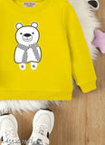 Kids cotton blend printed sweatshirt combo for casual outfits. Soft material suitable for kids' skin. Available in sizes from 0-12 years old. Made in India