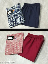 Printed crepe kurta set combo of 2 for women, stylish Indian ethnic wear for every season