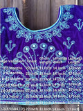 Velvet kids Lehenga Choli set without dupatta, embellished mirror work, perfect for 2-year-old girls