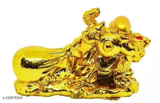 Resin Vastufeng Shui Laughing Buddha with Money Potli, symbolizing wealth and business for home or office decor