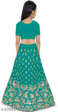 Dark silk baby dress with crop top, chaniya choli, floral lehenga, and velvet suit. Traditional Indian bridal wear for children's festivals like Navratri." (123 characters)
