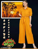 Stylish acrylic jumpsuit for pretty girls, solid color and sleeveless design, suitable for parties, casual or formal events