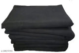 Black polyester blanket, ideal for heavy winter use in donation drives (86" x 90" x 14")