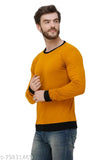 Diwazzo men's cotton long sleeve solid t-shirts in sizes S, M, L, XL (India)