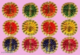 Silk ABS Krishna Idol (Laddu Gopal ke Kapde), Indian crafted deity dress, 12 pieces in pack