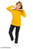 Cotton blend high neck turtle neck sweater for kids, soft and comfortable, perfect for warm winters