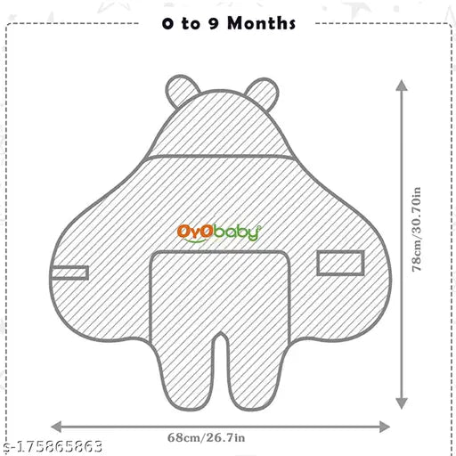 Fleece OYO BABY all-season newborn blanket set, soft 3D print design for babies boys and girls, ideal for sleep and development