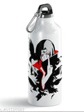Multi-colored Aluminium Naruto-themed Sipper Water Bottle (600ml) for Kids - Perfect for on-the-go hydration and showing off your Naruto fandom
