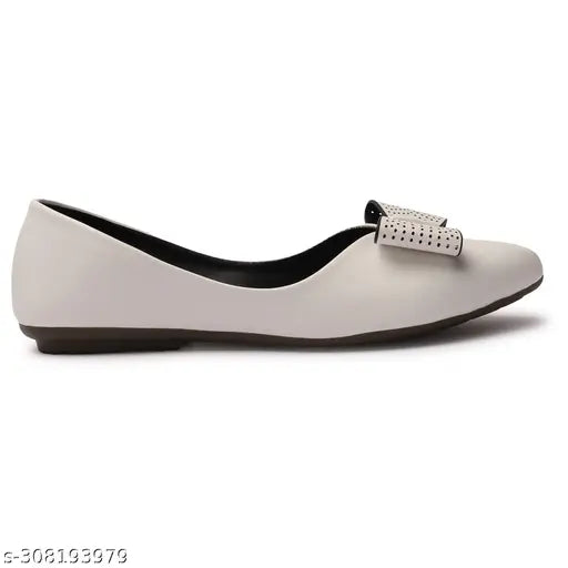 PU ballerinas for women - modern, attractive, slip-on design with chain and tassel detailing, Indian origin