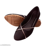 Synthetic ballerina heels by SANU FOOTWEAR, graceful design for women in sizes IND-4 to IND-9 (India)