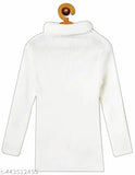 Unisex kids woolen full sleeves highneck sweaters in solid colors, soft and cozy for infants to young children (0-4 years), made in India