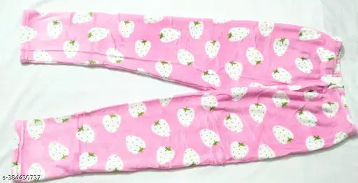 Soft fleece fur winter pyjamas, random color, Brikshi Brand-e Fashion, elasticated waistband, size 28-34