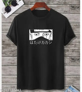 Kakashi Hatake anime graphic Printed Round Neck Half Sleeve T-shirt, 100% pure cotton, Shippuden Sharingan Mode design, perfect for Naruto fans