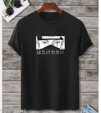 Kakashi Hatake anime graphic Printed Round Neck Half Sleeve T-shirt, 100% pure cotton, Shippuden Sharingan Mode design, perfect for Naruto fans